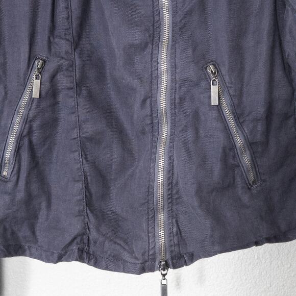 Level 99 Jacket Zip Front Black Stretch Knit Women’s XL City Ready - Picture 4 of 13